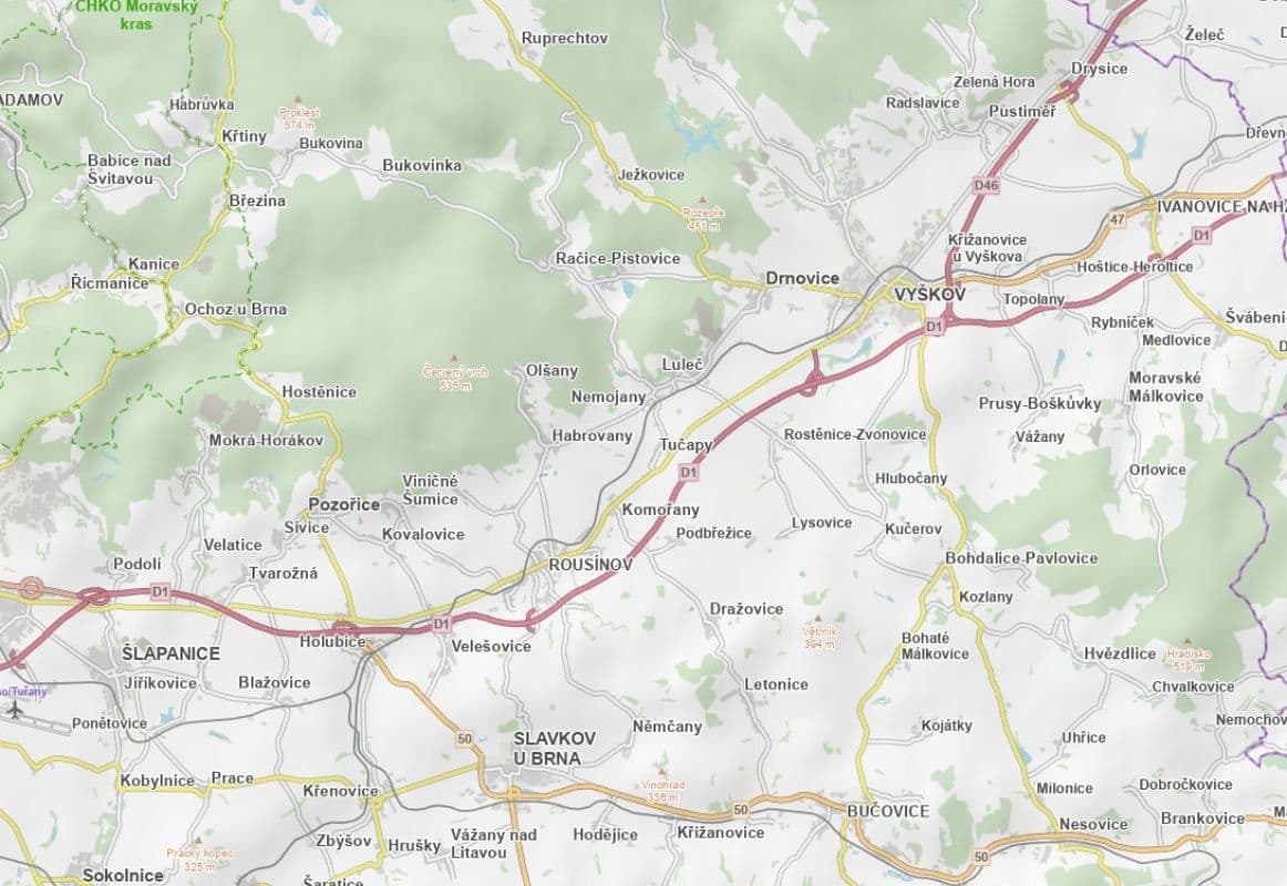 Predaj pozemku 4.100 m², Habrovany, Jihomoravský kraj Predaj pozemku 4.100 m², Habrovany, Jihomoravský kraj