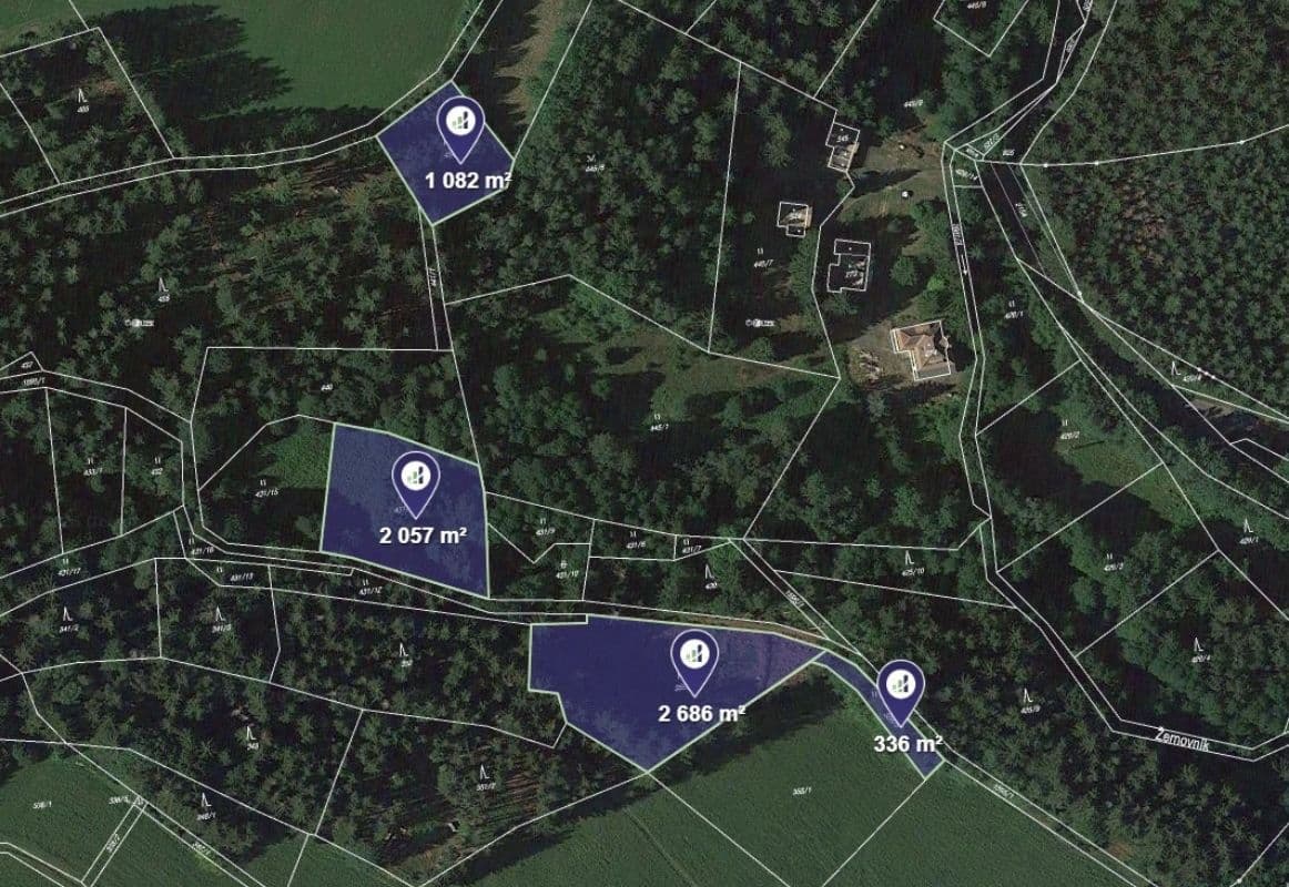 Predaj pozemku 3.081 m², Pěnčín, Liberecký kraj Predaj pozemku 3.081 m², Pěnčín, Liberecký kraj