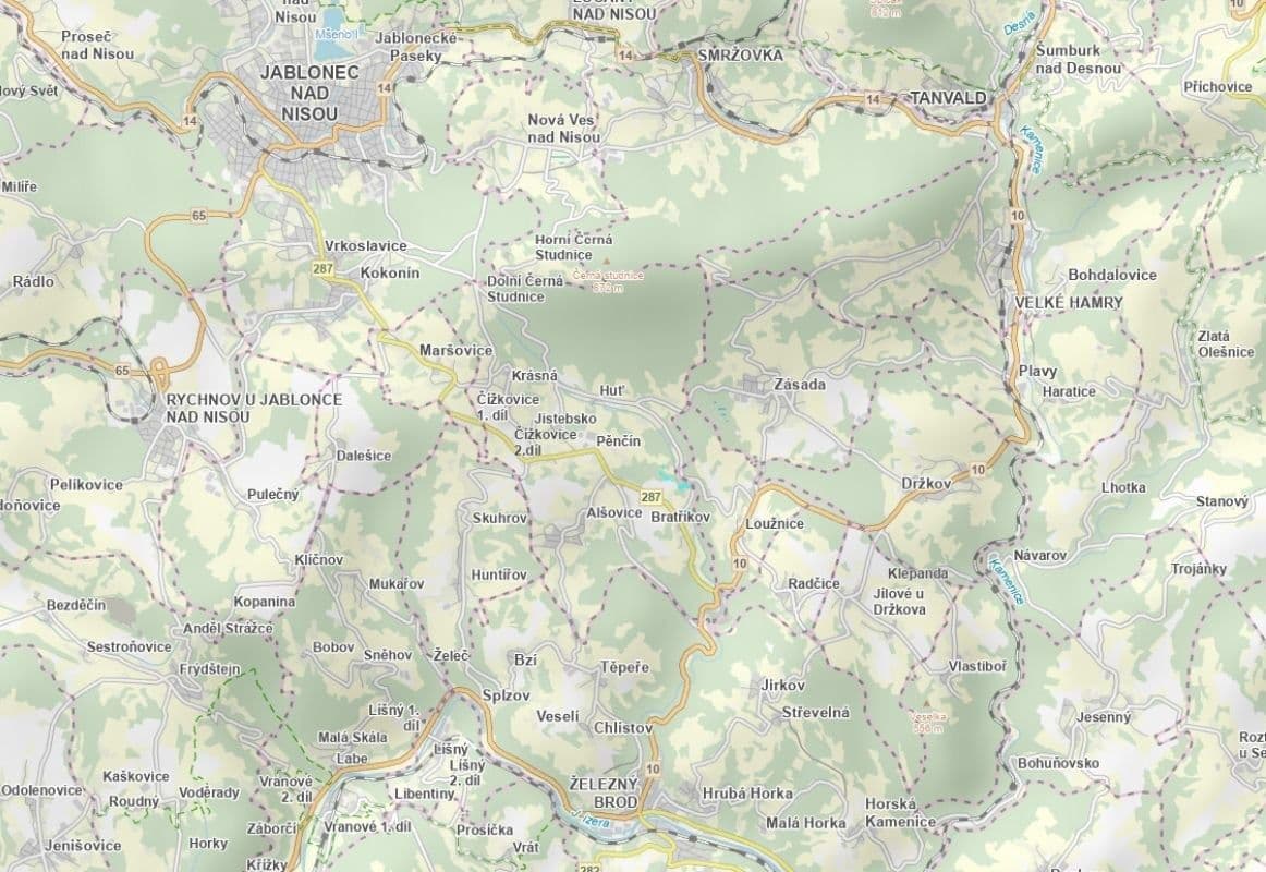 Predaj pozemku 3.406 m², Pěnčín, Liberecký kraj Predaj pozemku 3.406 m², Pěnčín, Liberecký kraj