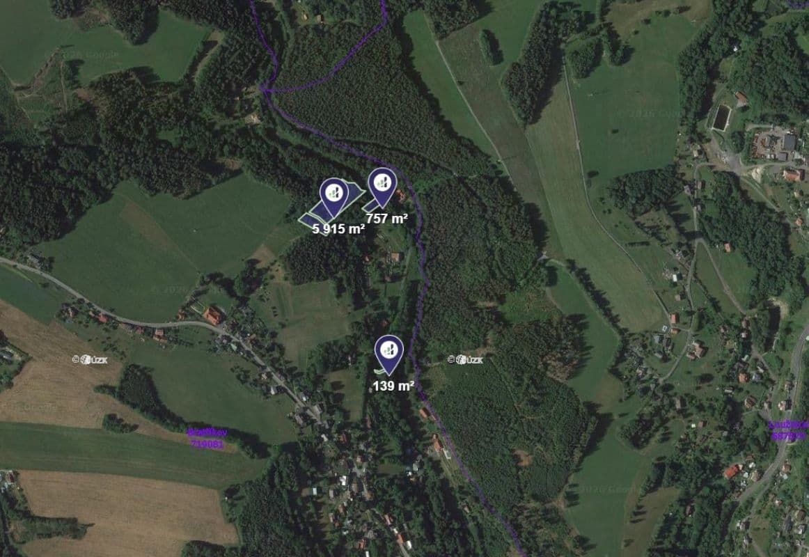 Predaj pozemku 3.406 m², Pěnčín, Liberecký kraj Predaj pozemku 3.406 m², Pěnčín, Liberecký kraj
