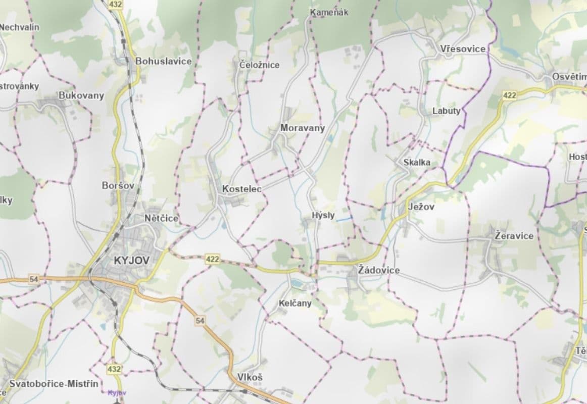 Predaj pozemku 3.579 m², Hýsly, Jihomoravský kraj Predaj pozemku 3.579 m², Hýsly, Jihomoravský kraj
