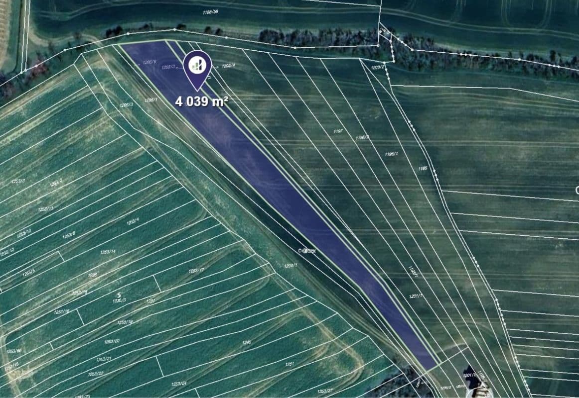 Predaj pozemku 4.039 m², Hýsly, Jihomoravský kraj Predaj pozemku 4.039 m², Hýsly, Jihomoravský kraj