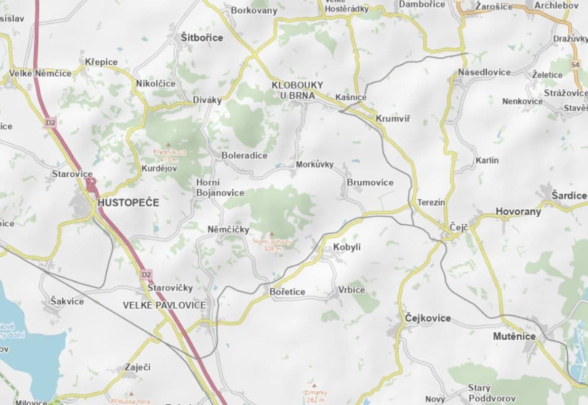 Predaj pozemku 976 m², Kobylí, Jihomoravský kraj Predaj pozemku 976 m², Kobylí, Jihomoravský kraj