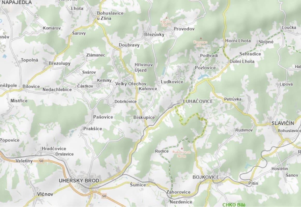 Predaj pozemku 1.128 m², Kaňovice, Zlínský kraj Predaj pozemku 1.128 m², Kaňovice, Zlínský kraj