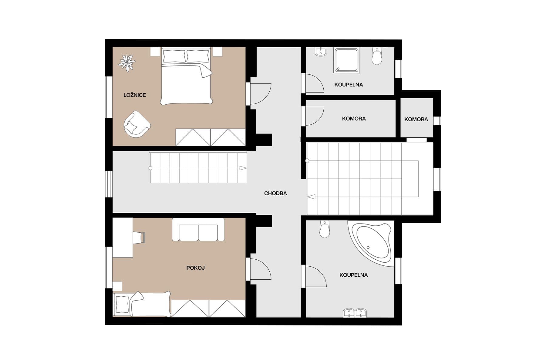 Predaj domu 378 m², pozemek 385 m², Poděbradova, Chomutov, Ústecký kraj Predaj domu 378 m², pozemek 385 m², Poděbradova, Chomutov, Ústecký kraj