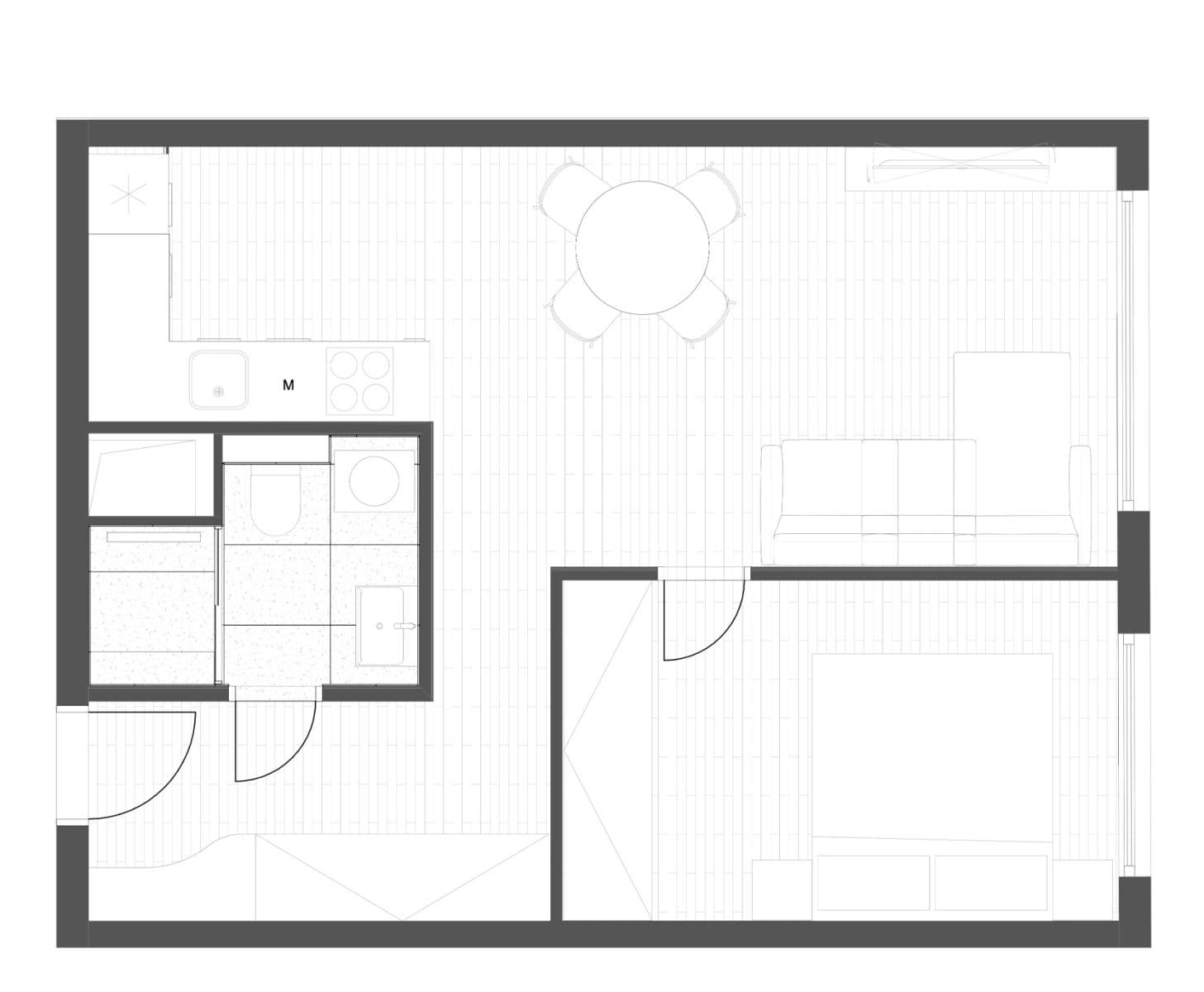 Predaj bytu 2-izbový 48 m², Kloboukova, Praha, Praha Predaj bytu 2-izbový 48 m², Kloboukova, Praha, Praha