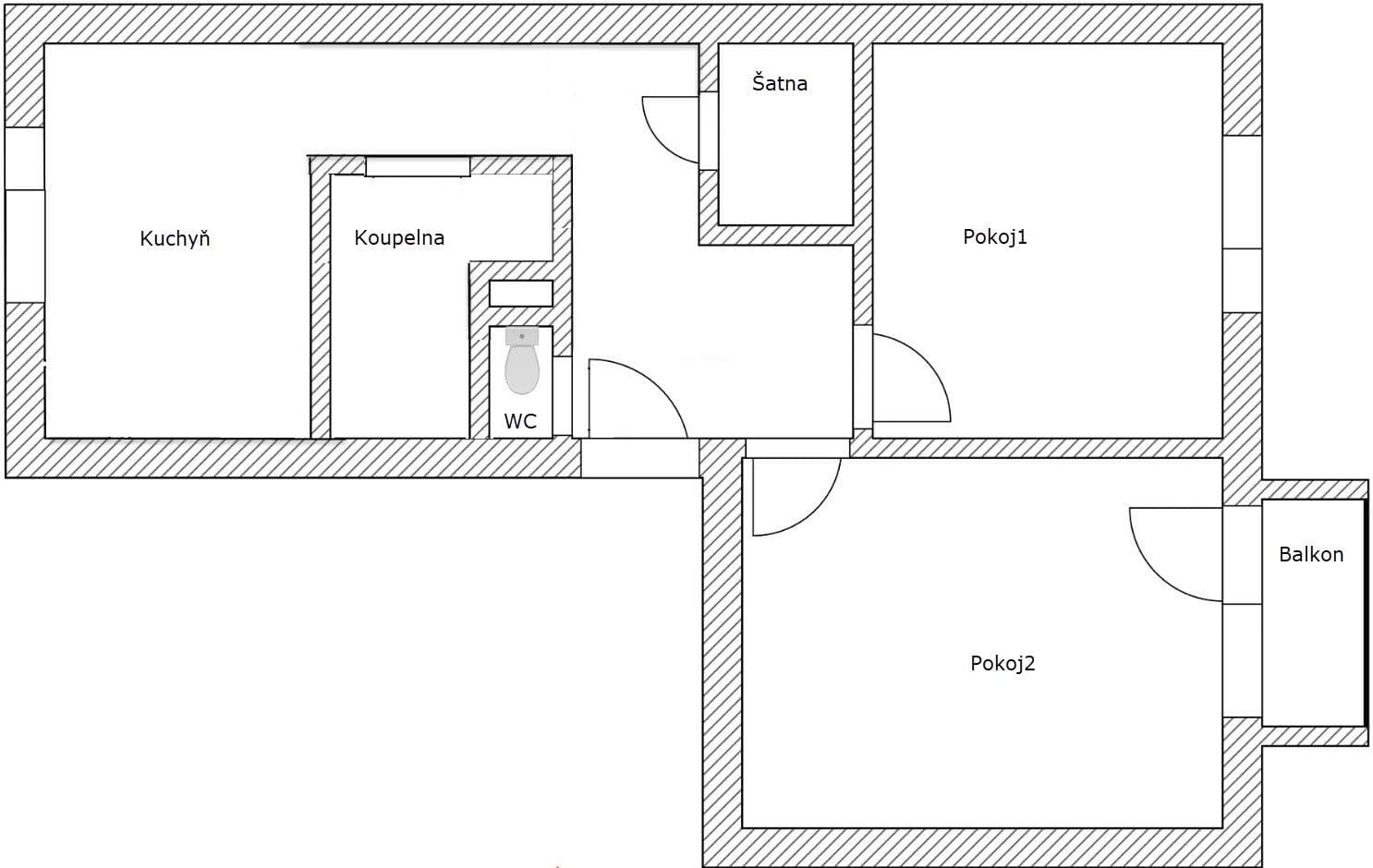 Prenájom bytu 2-izbový 55 m², ulice Čoupkových, Brno, Jihomoravský kraj Prenájom bytu 2-izbový 55 m², ulice Čoupkových, Brno, Jihomoravský kraj