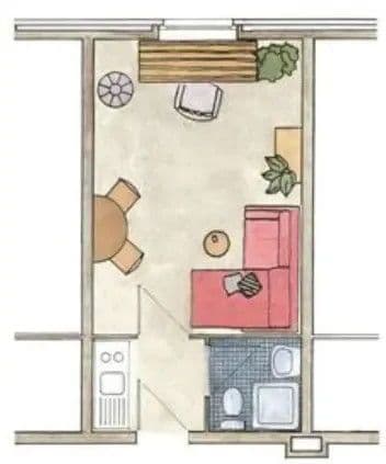 Prenájom bytu 1-izbový 21 m², Karl-Pawlowski-Straße 3, Bielefeld, Severné Porýnie - Westfálsko Prenájom bytu 1-izbový 21 m², Karl-Pawlowski-Straße 3, Bielefeld, Severné Porýnie - Westfálsko