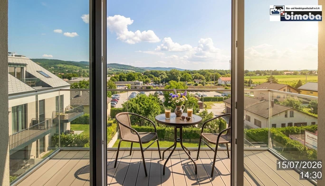 Prenájom bytu 2-izbový 46 m², Bahnstrasse 36, Bad Vöslau, Dolné Rakúsko Prenájom bytu 2-izbový 46 m², Bahnstrasse 36, Bad Vöslau, Dolné Rakúsko