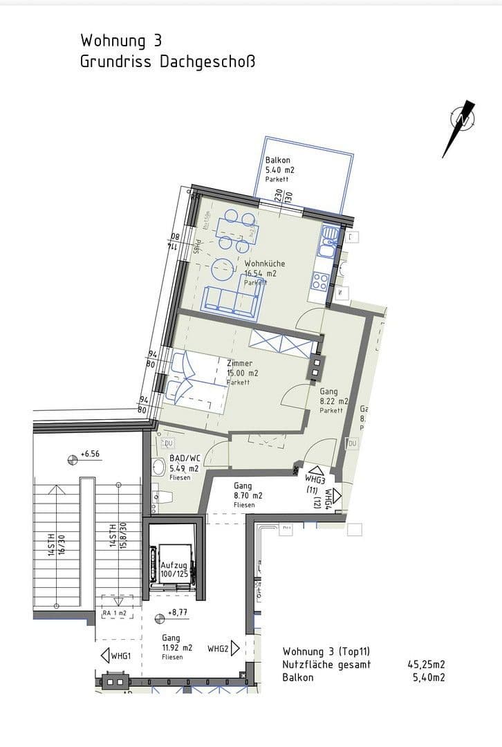 Prenájom bytu 2-izbový 46 m², Bahnstrasse 36, Bad Vöslau, Dolné Rakúsko Prenájom bytu 2-izbový 46 m², Bahnstrasse 36, Bad Vöslau, Dolné Rakúsko