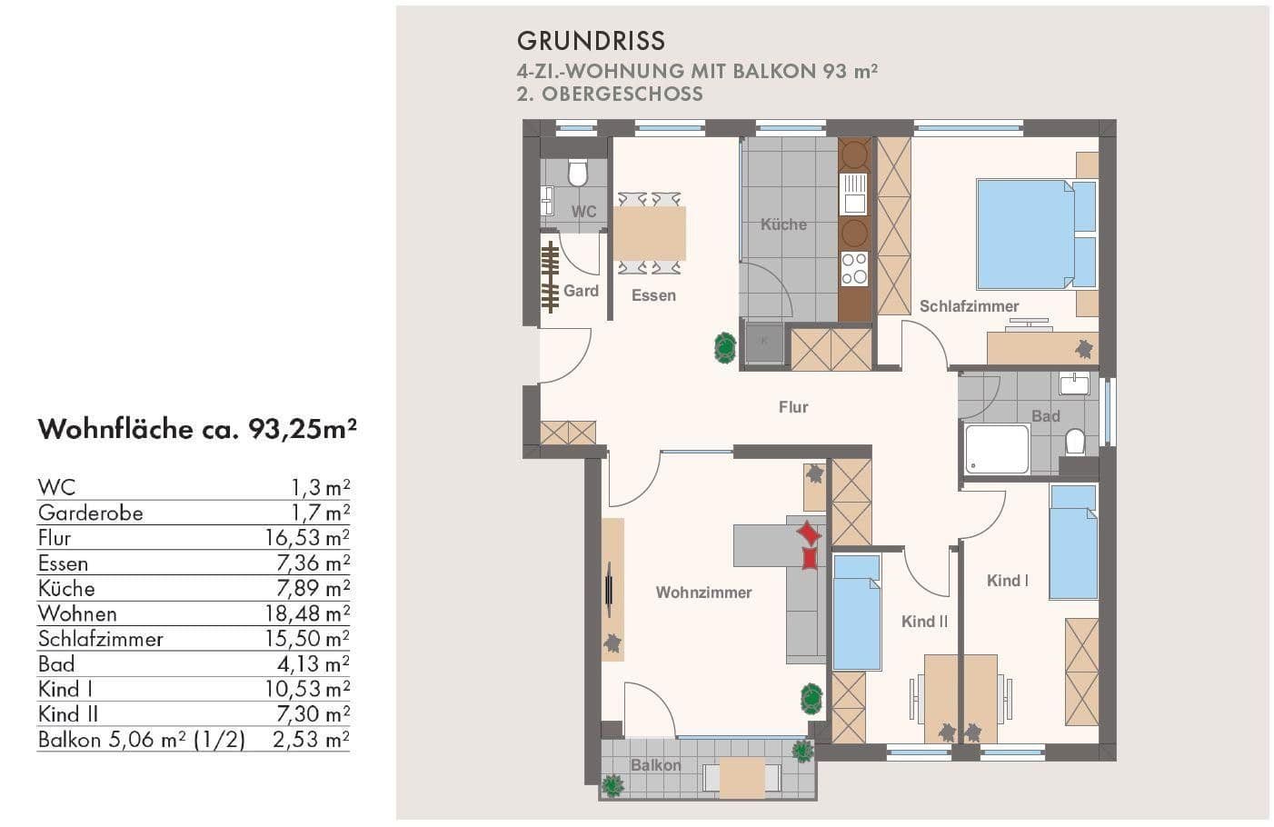 Prenájom bytu 4-izbový 93 m², Nürnberg, Bavorsko Prenájom bytu 4-izbový 93 m², Nürnberg, Bavorsko