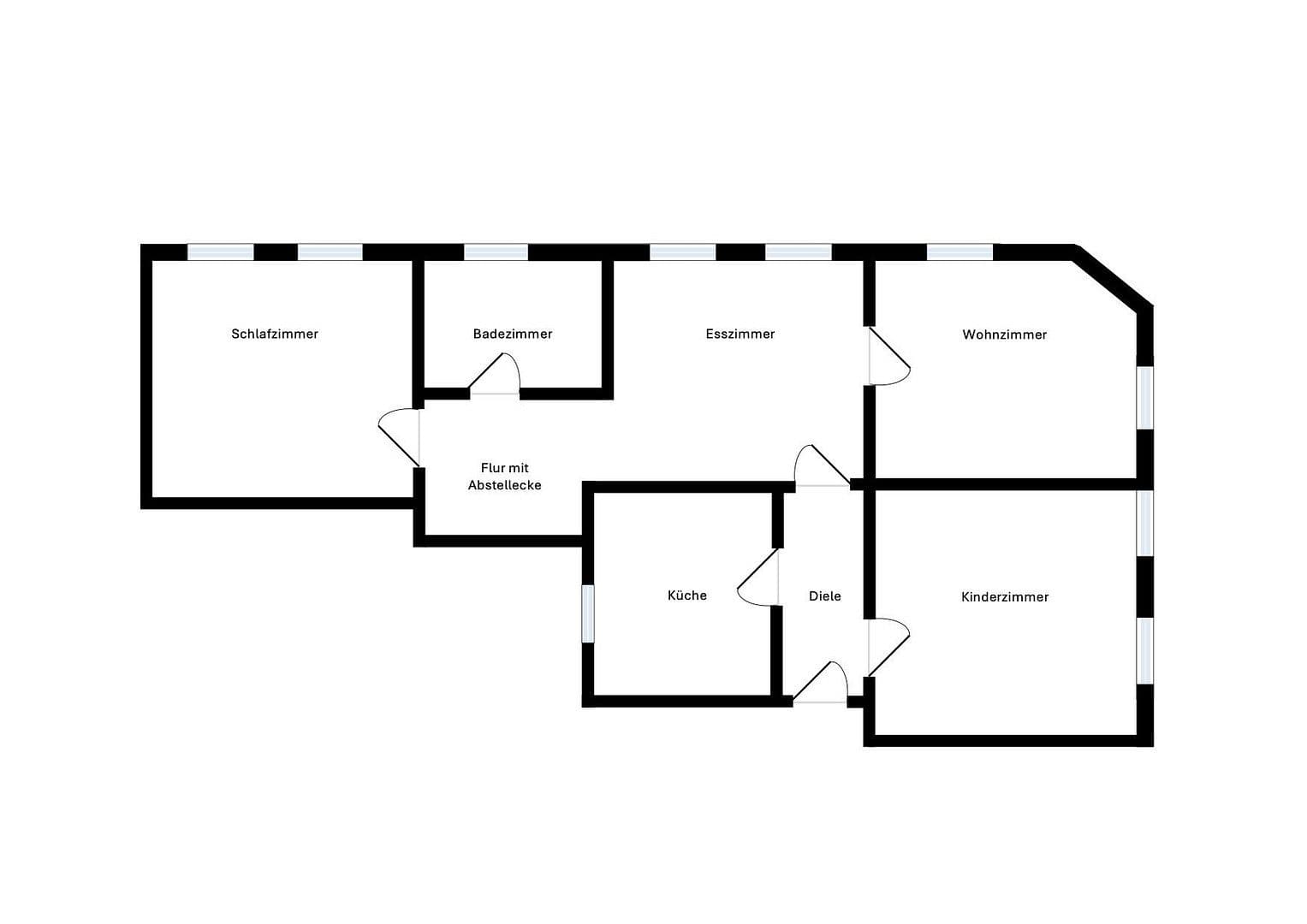 Prenájom bytu 4-izbový 85 m², Dessau-Roßlau, Sasko-Anhaltsko Prenájom bytu 4-izbový 85 m², Dessau-Roßlau, Sasko-Anhaltsko