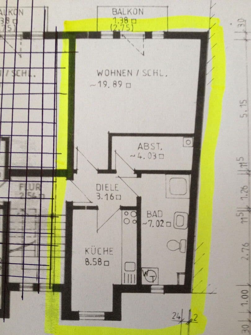 Prenájom bytu 1-izbový 46 m², Bremen, Brémy Prenájom bytu 1-izbový 46 m², Bremen, Brémy