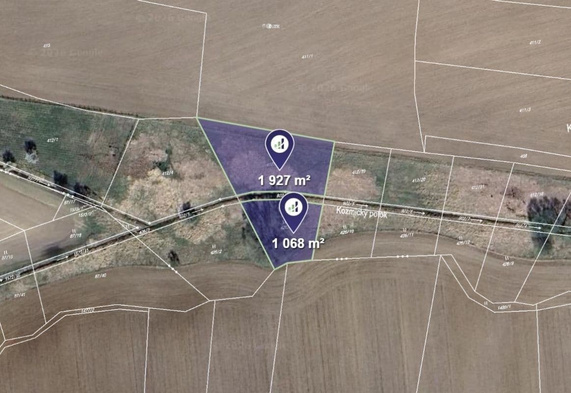 Predaj pozemku 11.254 m², Ostředek, Středočeský kraj Predaj pozemku 11.254 m², Ostředek, Středočeský kraj