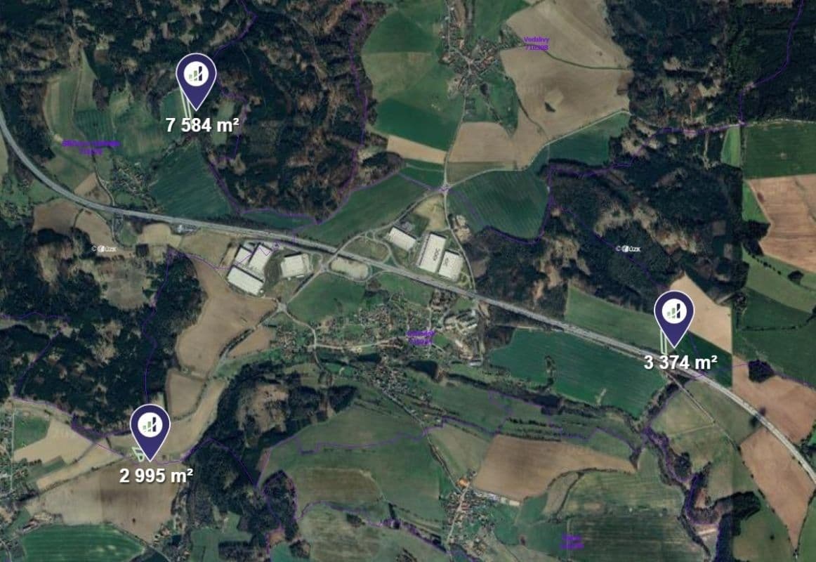 Predaj pozemku 11.254 m², Ostředek, Středočeský kraj Predaj pozemku 11.254 m², Ostředek, Středočeský kraj