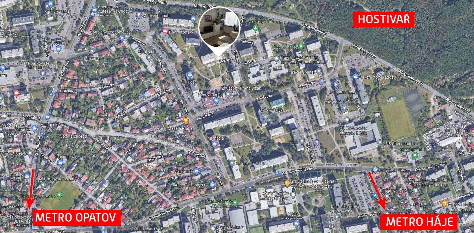 Prenájom bytu 2-izbový 42 m², Hekrova, Praha, Praha Prenájom bytu 2-izbový 42 m², Hekrova, Praha, Praha