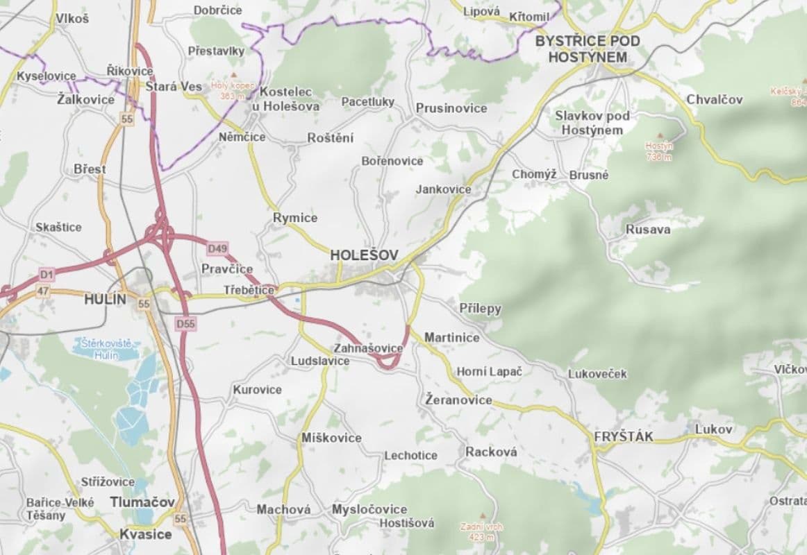 Predaj pozemku 4.495 m², Třebětice, Zlínský kraj Predaj pozemku 4.495 m², Třebětice, Zlínský kraj