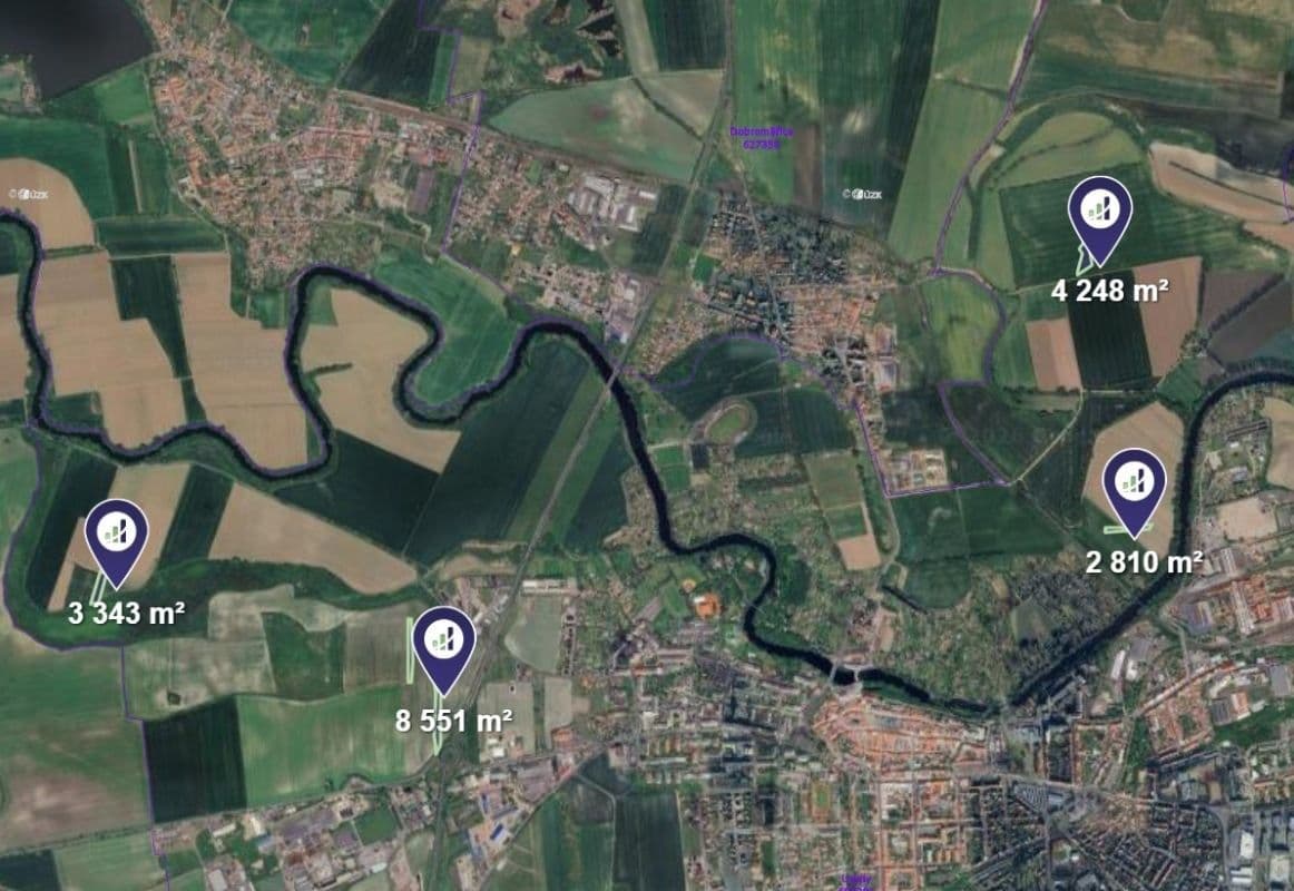 Predaj pozemku 18.952 m², Louny, Ústecký kraj Predaj pozemku 18.952 m², Louny, Ústecký kraj