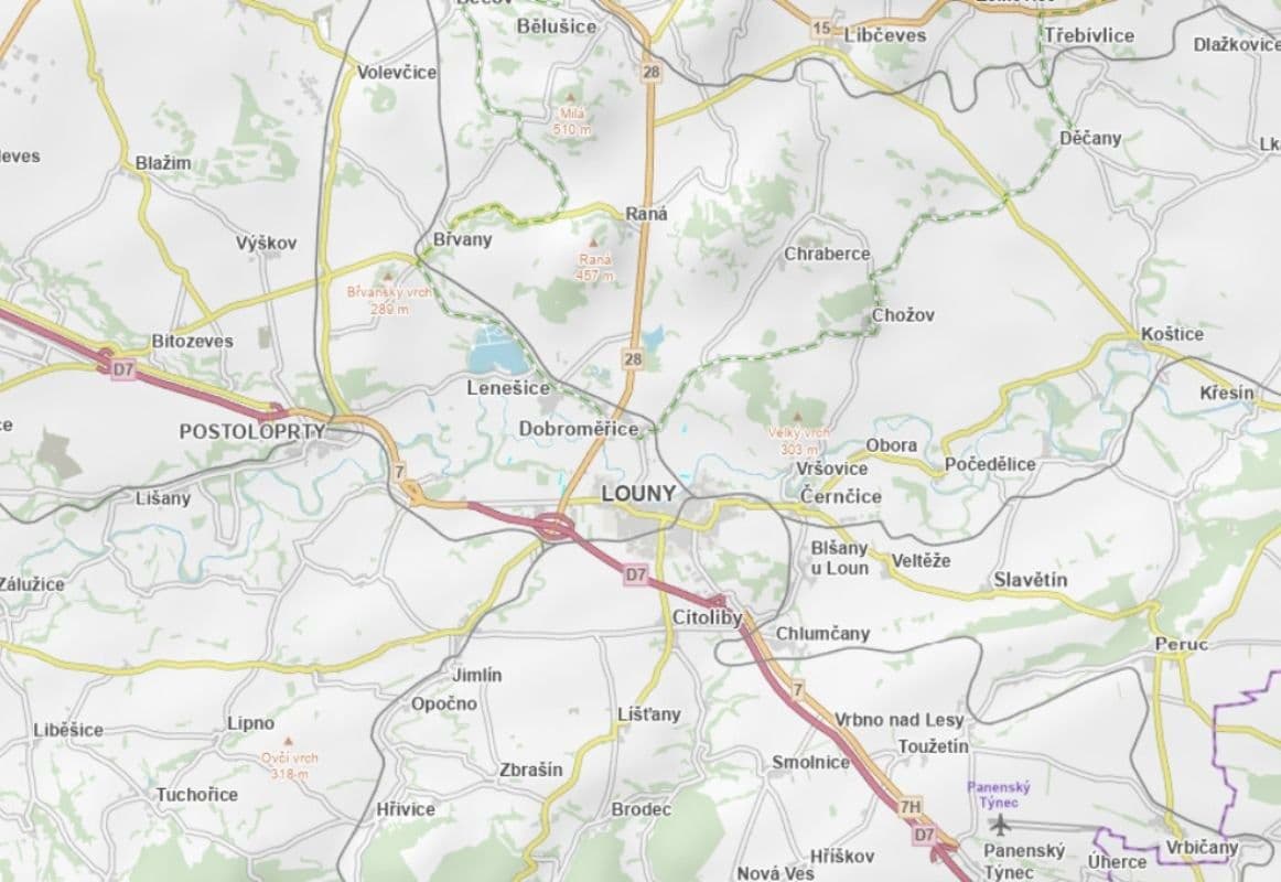 Predaj pozemku 18.952 m², Louny, Ústecký kraj Predaj pozemku 18.952 m², Louny, Ústecký kraj