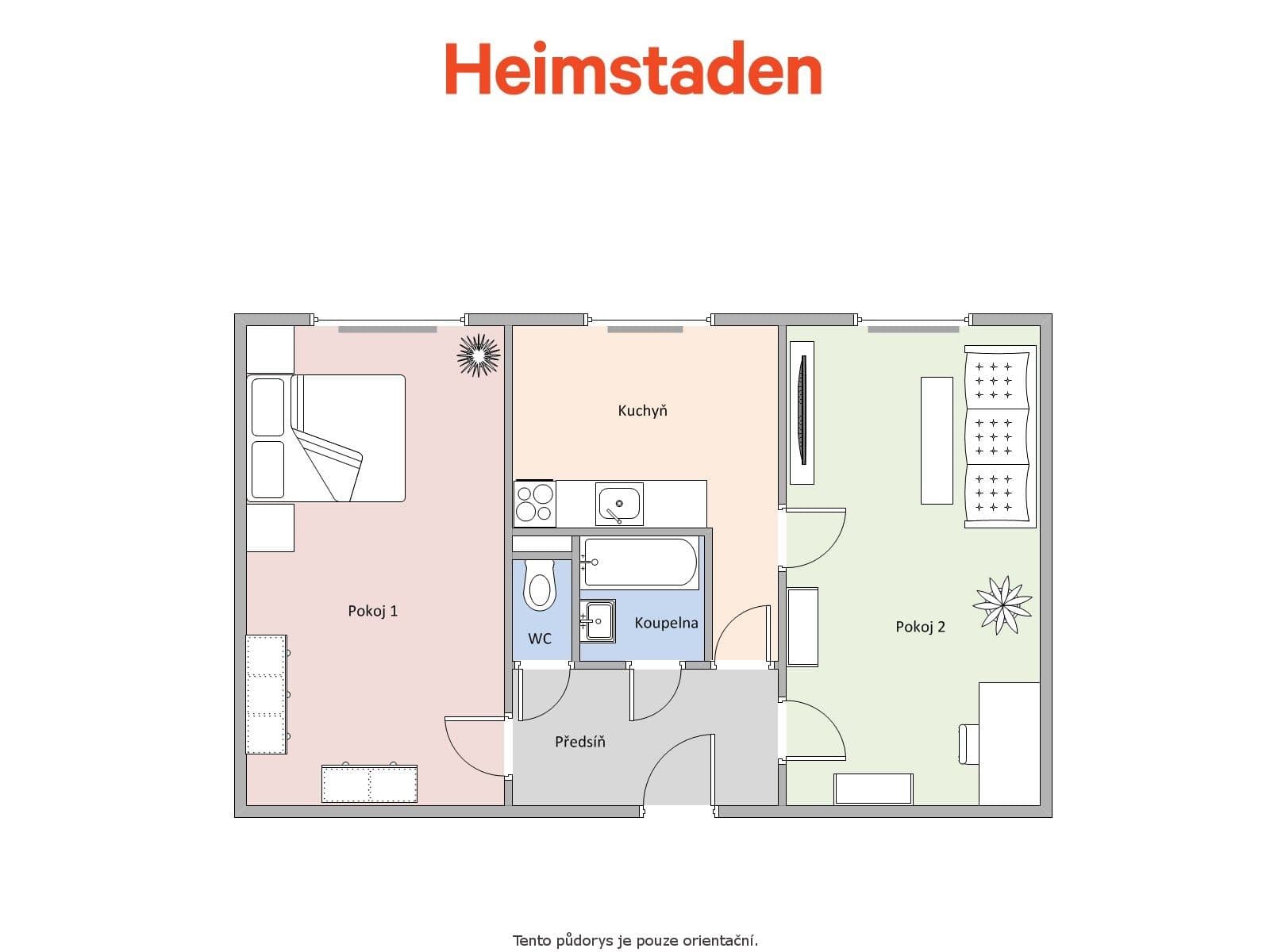 Prenájom bytu 2-izbový 49 m², Studentská, Karviná, Moravskoslezský kraj Prenájom bytu 2-izbový 49 m², Studentská, Karviná, Moravskoslezský kraj