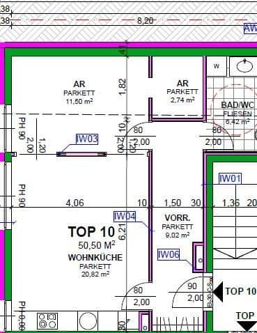 Prenájom bytu 2-izbový 51 m², Heiligenstädter Straße 395a, Wien, Viedeň Prenájom bytu 2-izbový 51 m², Heiligenstädter Straße 395a, Wien, Viedeň