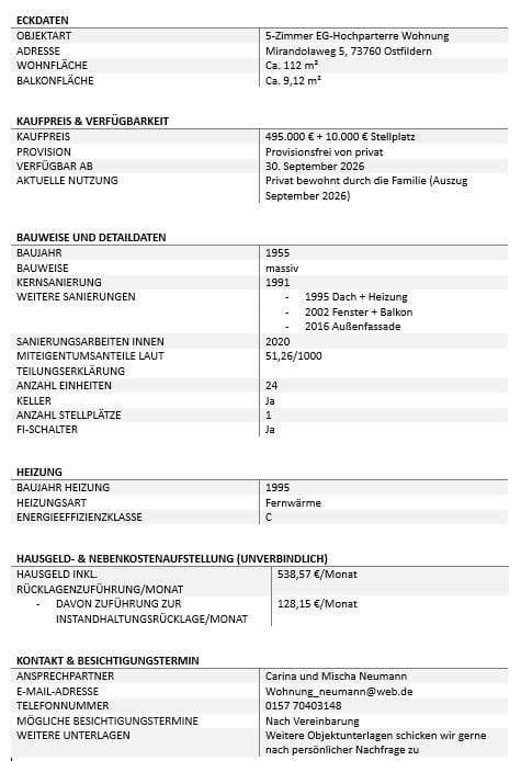 Predaj bytu 5-izbový 112 m², Ostfildern, Bádensko-Wurttembersko Predaj bytu 5-izbový 112 m², Ostfildern, Bádensko-Wurttembersko