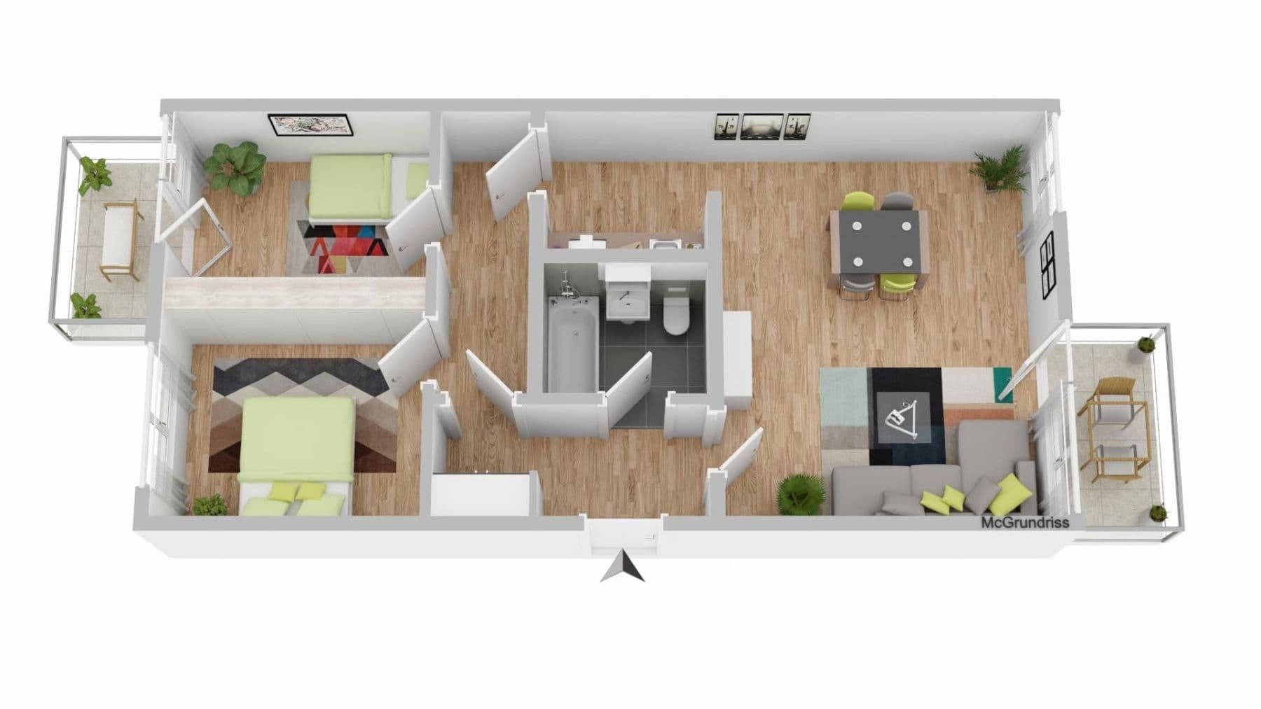 Predaj bytu 3-izbový 69 m², Rektoratsweg 127, Münster, Severné Porýnie - Westfálsko Predaj bytu 3-izbový 69 m², Rektoratsweg 127, Münster, Severné Porýnie - Westfálsko