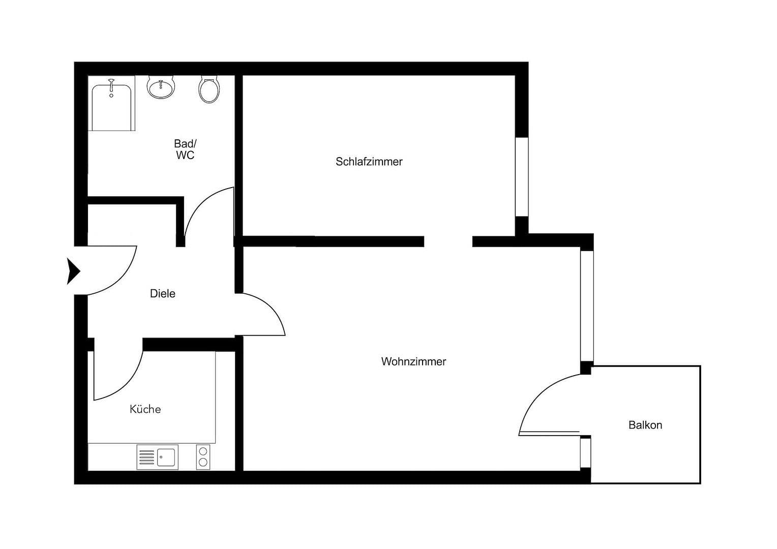 Predaj bytu 2-izbový 34 m², Angererstr. 4, München, Bavorsko Predaj bytu 2-izbový 34 m², Angererstr. 4, München, Bavorsko