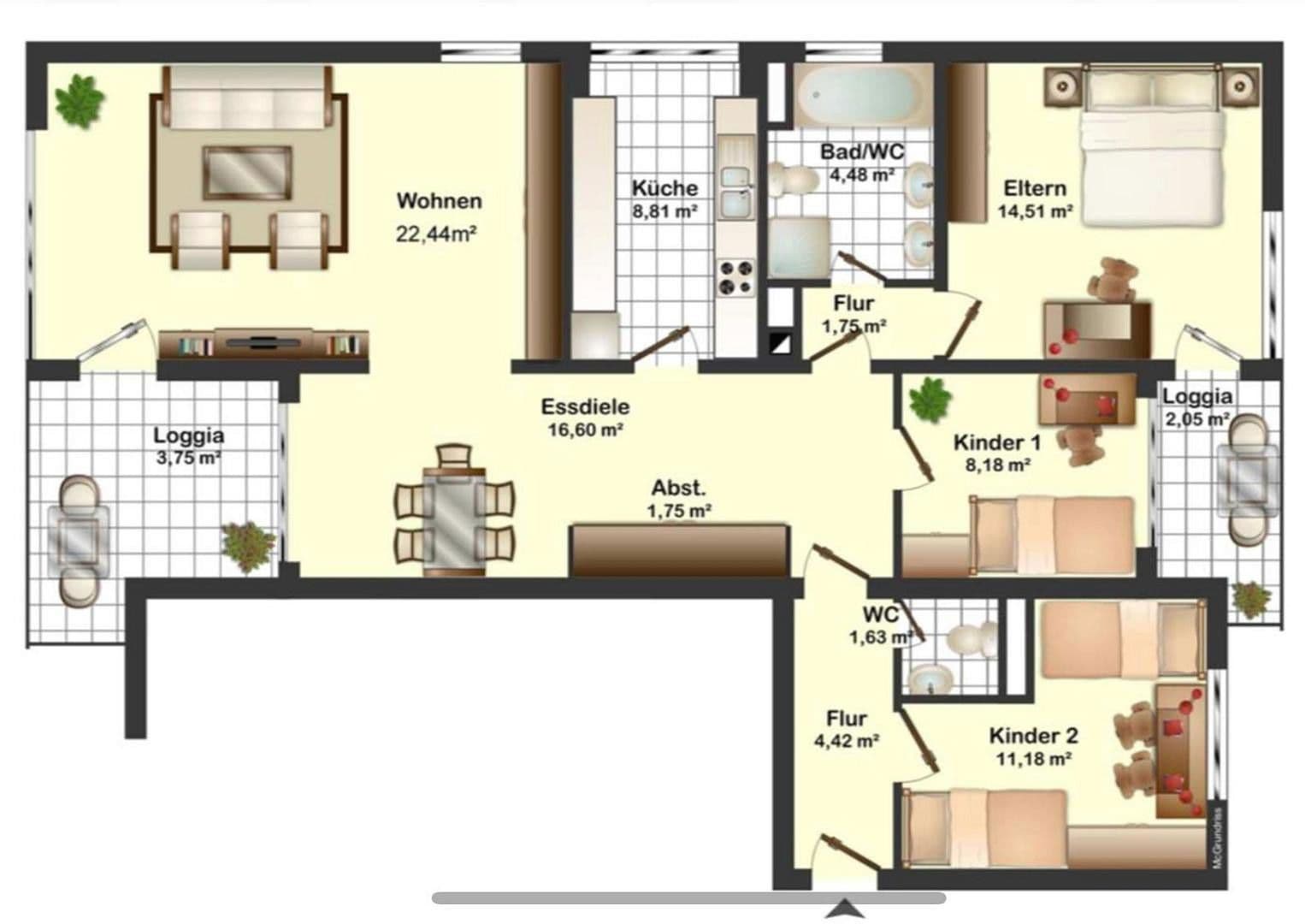 Predaj bytu 4-izbový 98 m², Olivenweg, Nürnberg, Bavorsko Predaj bytu 4-izbový 98 m², Olivenweg, Nürnberg, Bavorsko