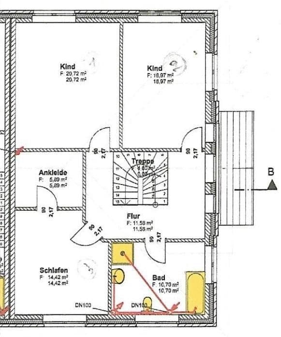 Prenájom domu 173 m², pozemek 480 m², Grünerweg 11, Asendorf, Dolné Sasko Prenájom domu 173 m², pozemek 480 m², Grünerweg 11, Asendorf, Dolné Sasko