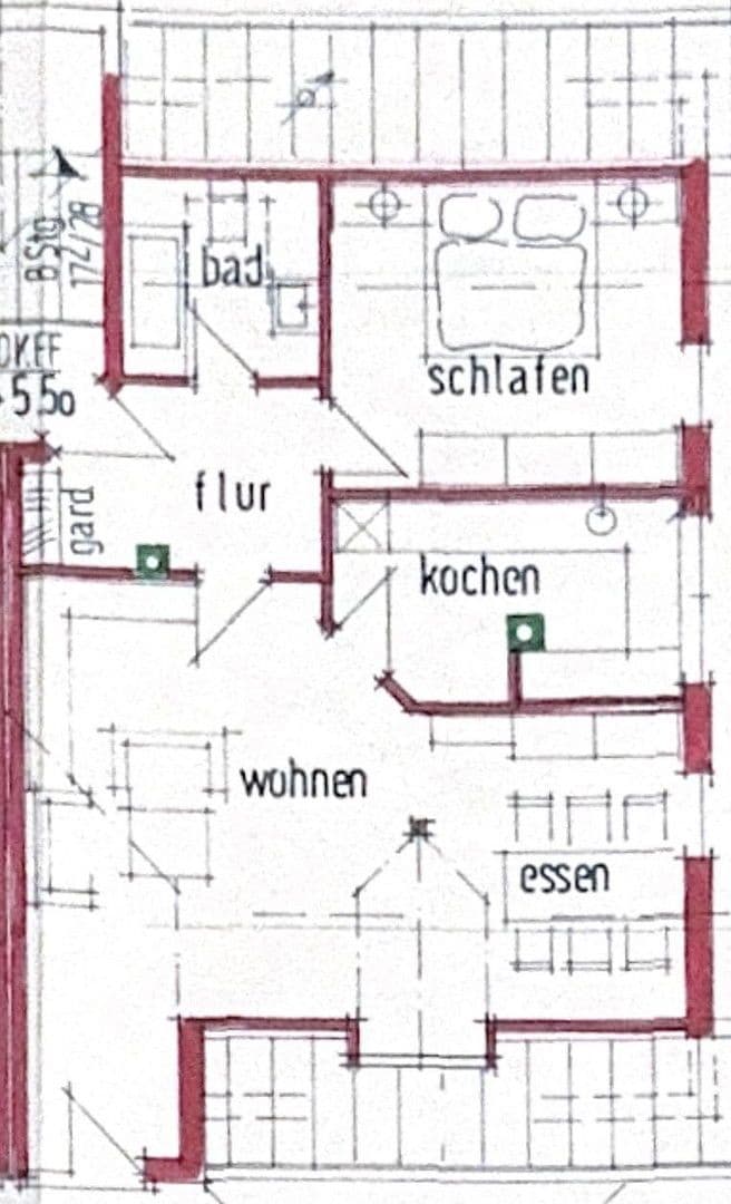 Prenájom bytu 2-izbový 67 m², Aschaffenburg, Bavorsko Prenájom bytu 2-izbový 67 m², Aschaffenburg, Bavorsko