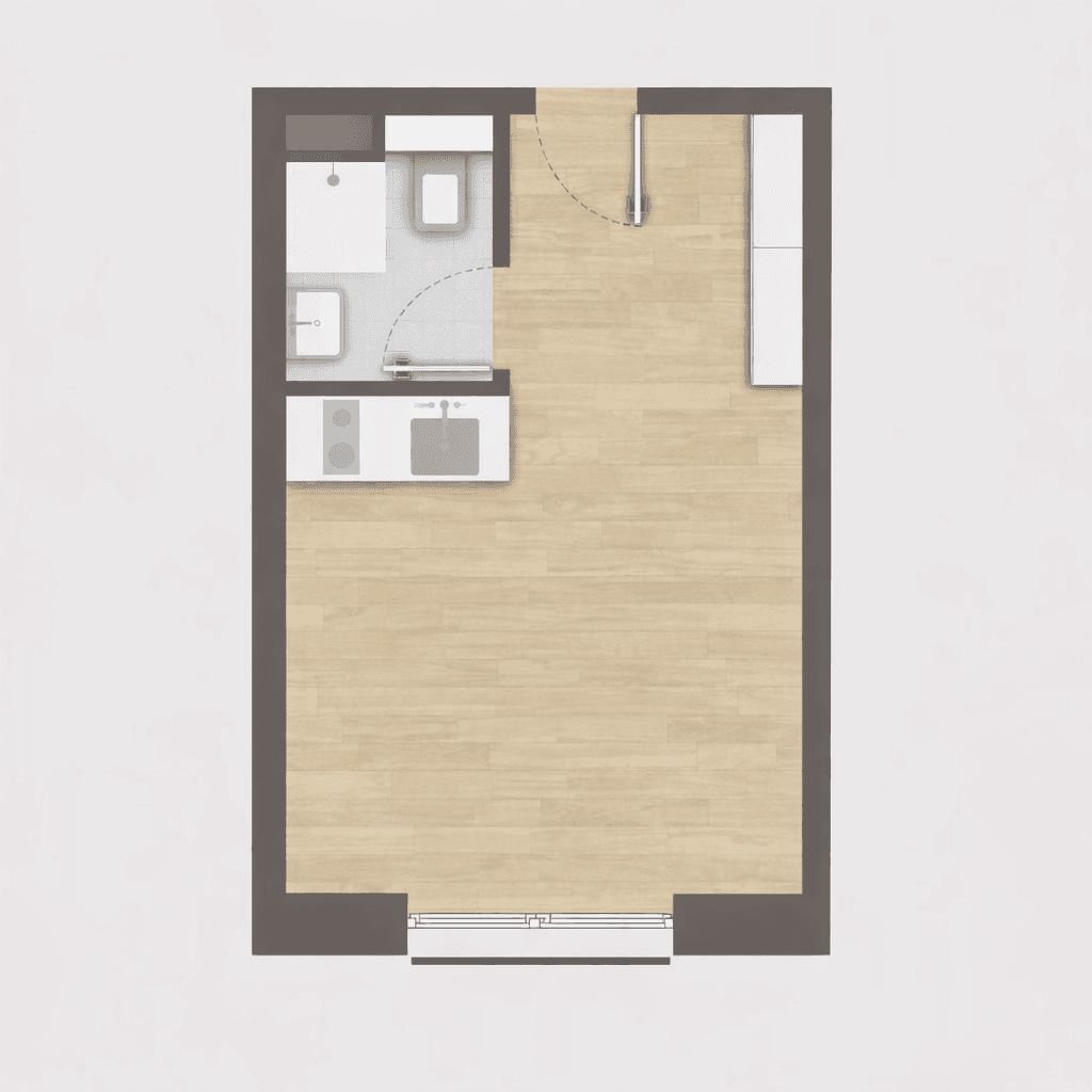 Prenájom bytu 1-izbový 27 m², Mainz, Porýnie-Falcko Prenájom bytu 1-izbový 27 m², Mainz, Porýnie-Falcko