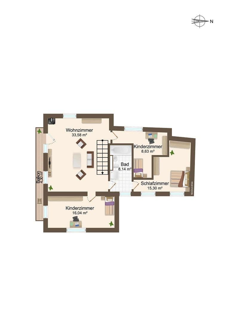Prenájom domu 155 m², pozemek 250 m², Am Hang 33 B, Dorfhain, Sasko Prenájom domu 155 m², pozemek 250 m², Am Hang 33 B, Dorfhain, Sasko