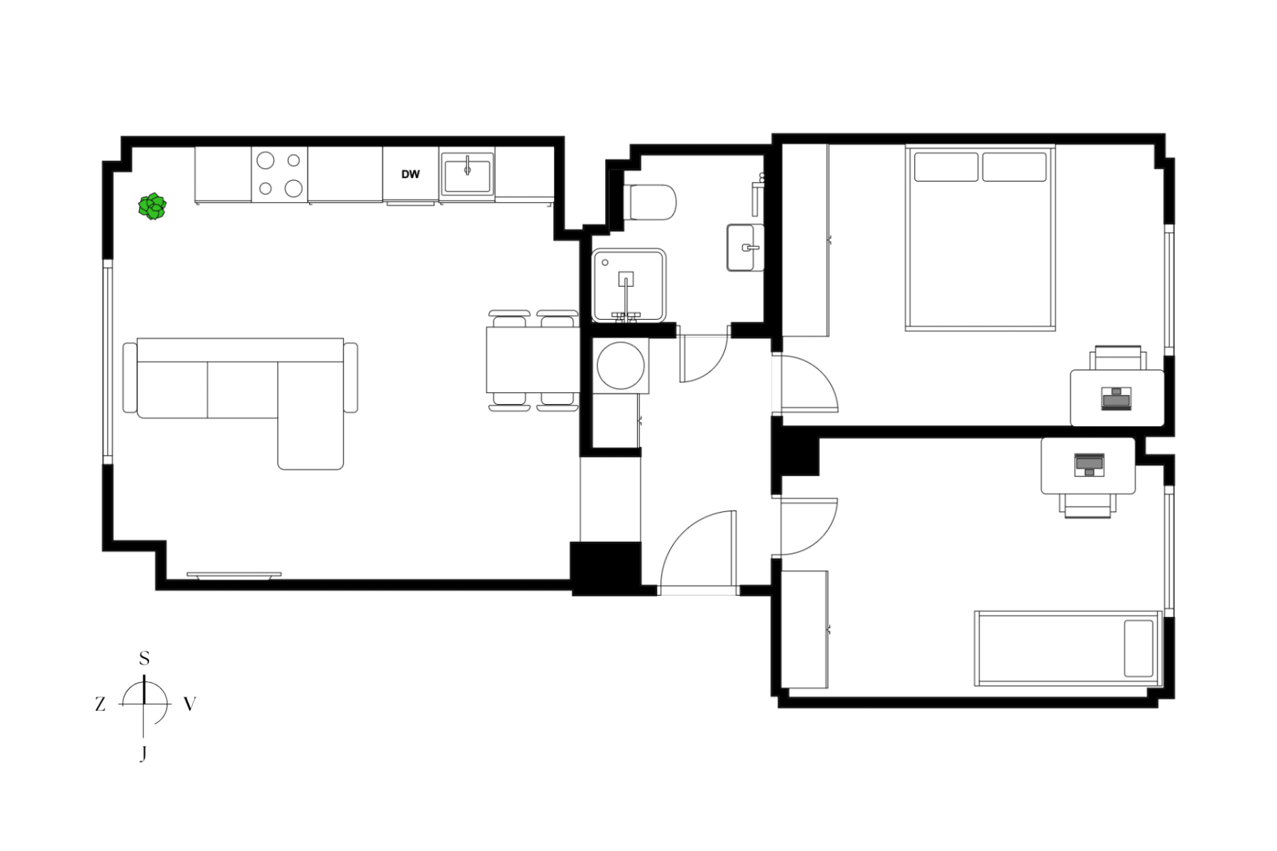 Predaj bytu 3-izbový 57 m², Gruzínská, Praha, Praha Predaj bytu 3-izbový 57 m², Gruzínská, Praha, Praha