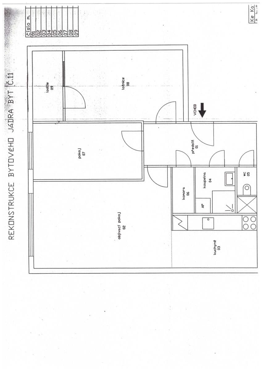 Predaj bytu 3-izbový 65 m², Ke Kateřinkám, Praha, Praha Predaj bytu 3-izbový 65 m², Ke Kateřinkám, Praha, Praha