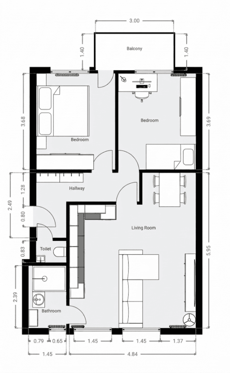 Predaj bytu 3-izbový 64 m², Jánošíkova, Hradec Králové, Královéhradecký kraj Predaj bytu 3-izbový 64 m², Jánošíkova, Hradec Králové, Královéhradecký kraj