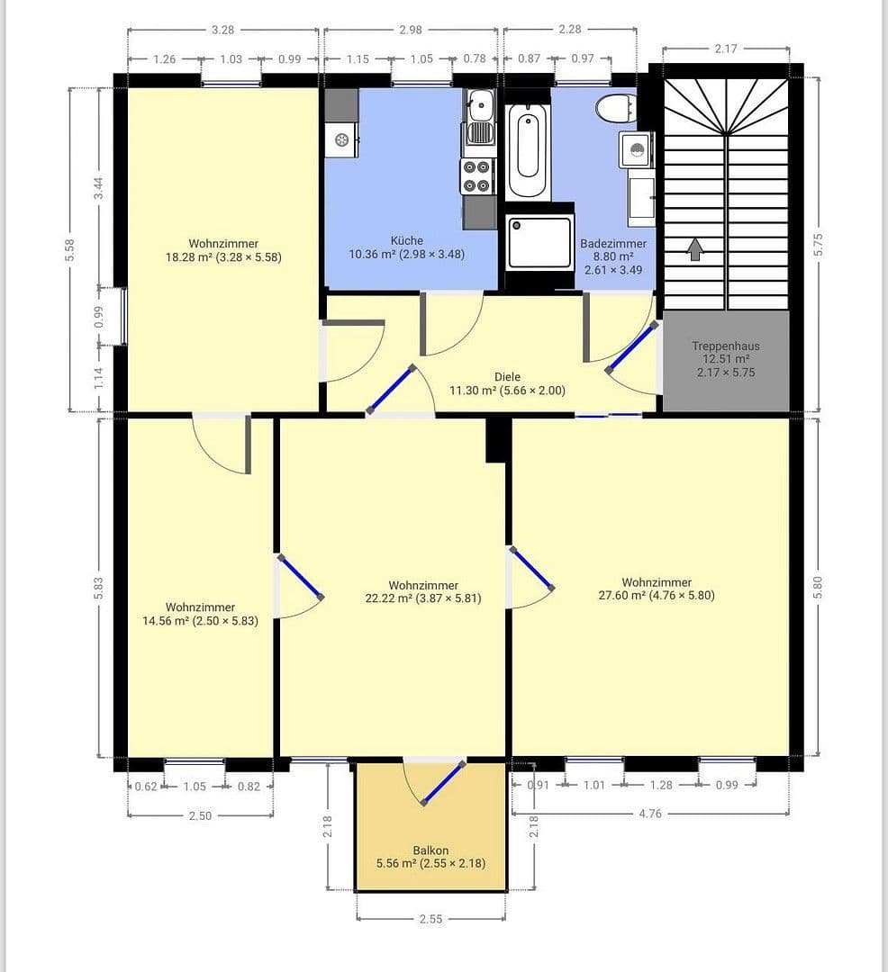 Prenájom bytu 4-izbový 120 m², Erzstrasse 3, Clausthal-Zellerfeld, Dolné Sasko Prenájom bytu 4-izbový 120 m², Erzstrasse 3, Clausthal-Zellerfeld, Dolné Sasko