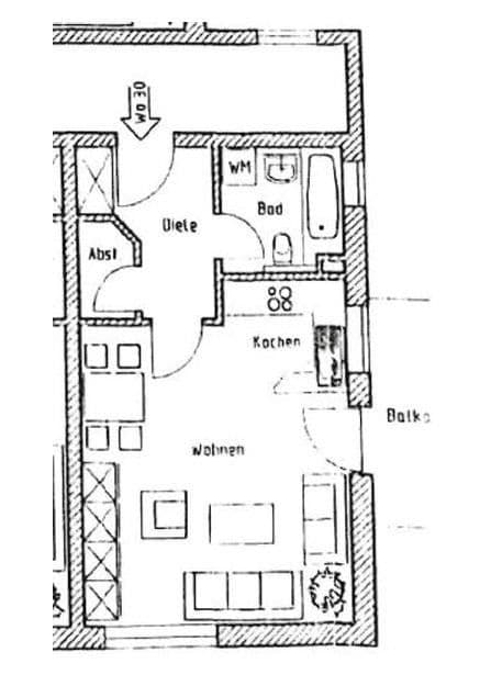 Predaj bytu 1-izbový 38 m², Ulmer Straße 3, Krumbach (Schwaben), Bavorsko Predaj bytu 1-izbový 38 m², Ulmer Straße 3, Krumbach (Schwaben), Bavorsko