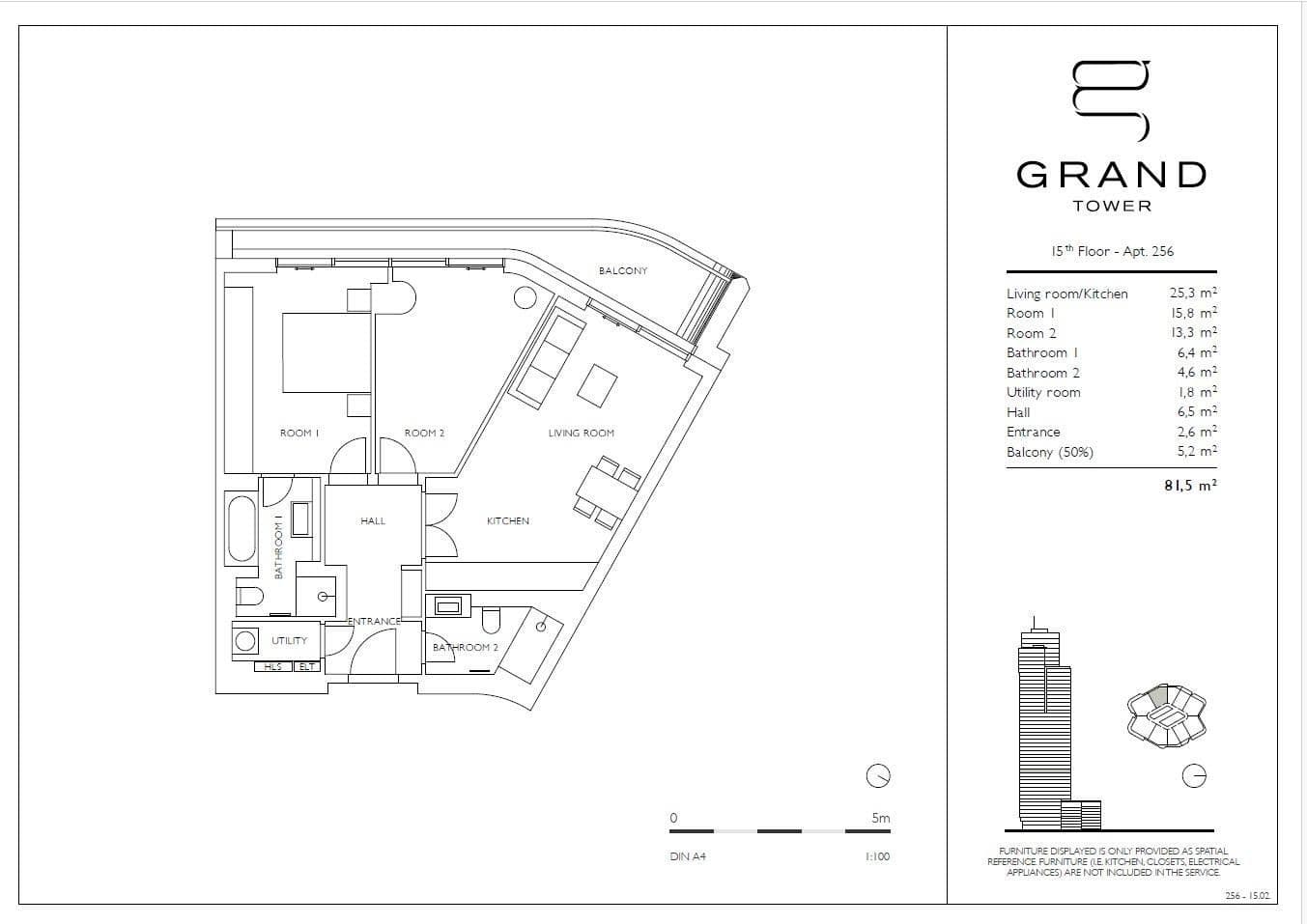 Prenájom bytu 3-izbový 82 m², Europa-Allee 2, Frankfurt am Main, Hesensko Prenájom bytu 3-izbový 82 m², Europa-Allee 2, Frankfurt am Main, Hesensko