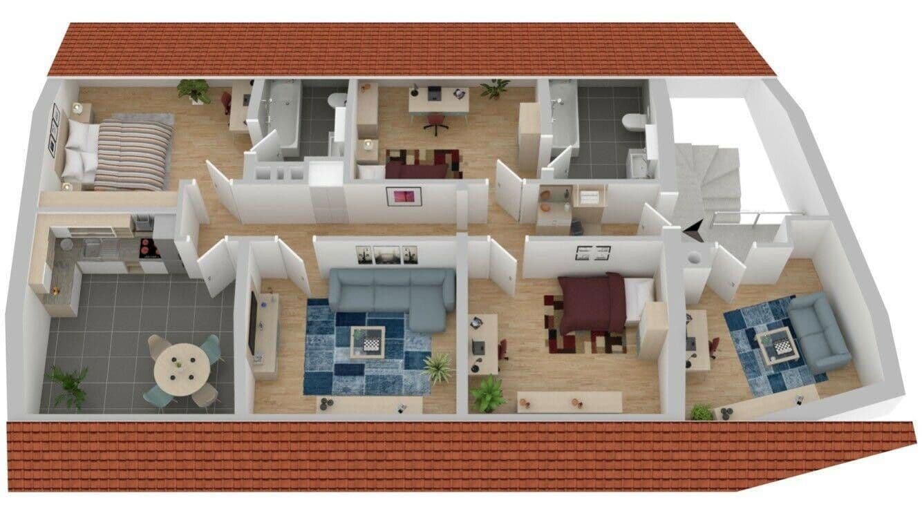 Prenájom bytu 4-izbový 111 m², Fuchsbergstr. 9, Mauth, Bavorsko Prenájom bytu 4-izbový 111 m², Fuchsbergstr. 9, Mauth, Bavorsko