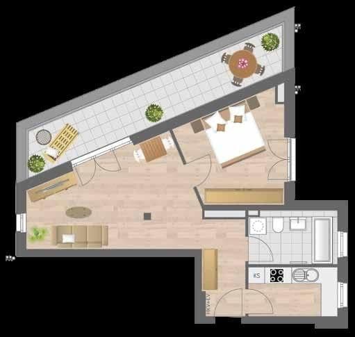 Prenájom bytu 2-izbový 60 m², Neufahrn bei Freising, Bavorsko Prenájom bytu 2-izbový 60 m², Neufahrn bei Freising, Bavorsko