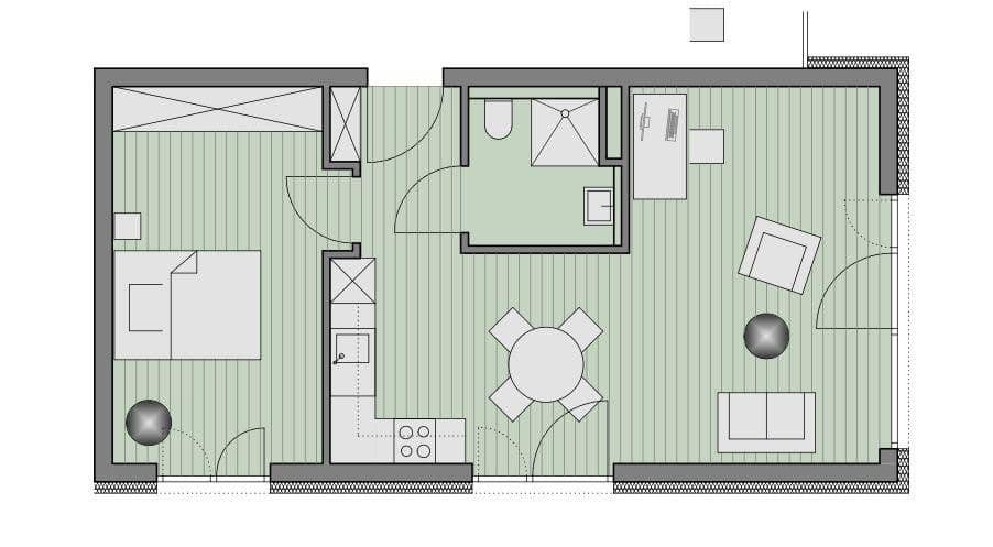 Predaj bytu 2-izbový 55 m², Weingarten, Bádensko-Wurttembersko Predaj bytu 2-izbový 55 m², Weingarten, Bádensko-Wurttembersko