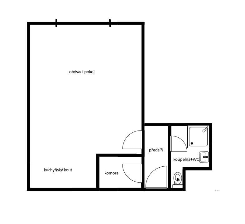 Predaj bytu 1-izbový 36 m², Davídkova, Praha, Praha Predaj bytu 1-izbový 36 m², Davídkova, Praha, Praha