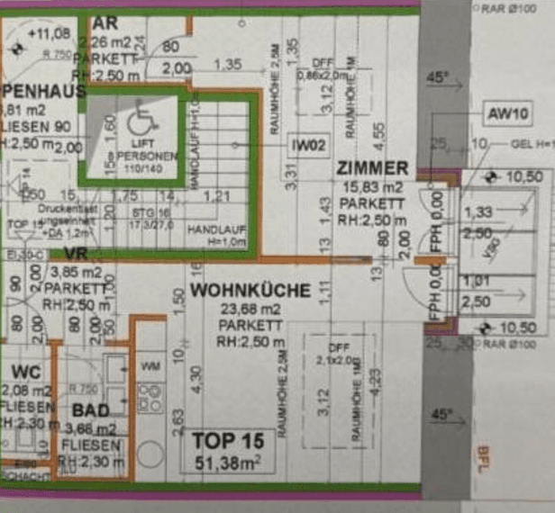 Prenájom bytu 2-izbový 52 m², Feldkellergasse 16, Wien, Viedeň Prenájom bytu 2-izbový 52 m², Feldkellergasse 16, Wien, Viedeň