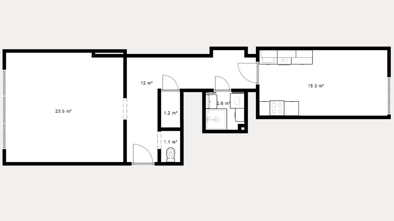 Predaj bytu 2-izbový 56 m², U Družstva Život, Praha, Praha Predaj bytu 2-izbový 56 m², U Družstva Život, Praha, Praha