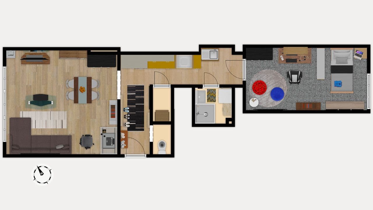 Predaj bytu 2-izbový 56 m², U Družstva Život, Praha, Praha Predaj bytu 2-izbový 56 m², U Družstva Život, Praha, Praha