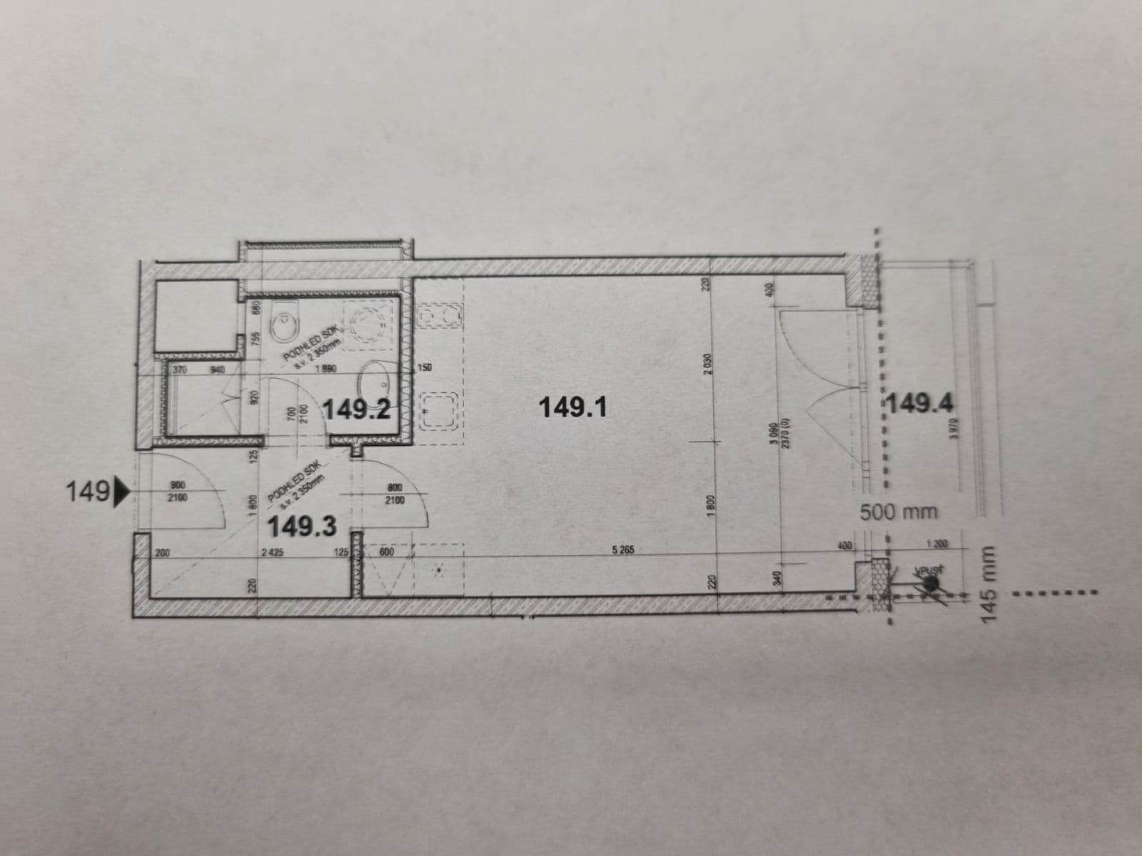 Prenájom bytu 1-izbový 32 m², Poděbradská, Praha, Praha Prenájom bytu 1-izbový 32 m², Poděbradská, Praha, Praha