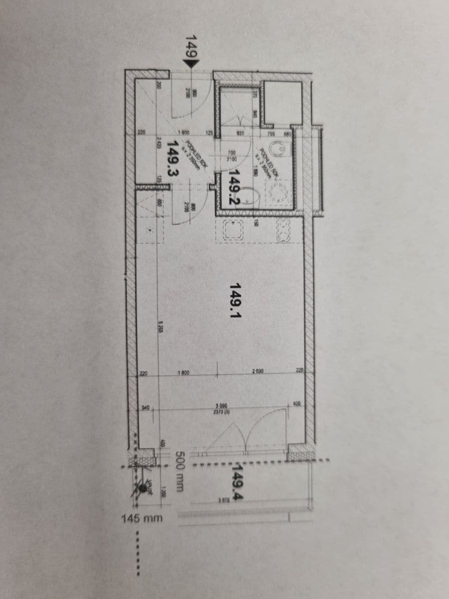 Prenájom bytu 1-izbový 32 m², Poděbradská, Praha, Praha Prenájom bytu 1-izbový 32 m², Poděbradská, Praha, Praha
