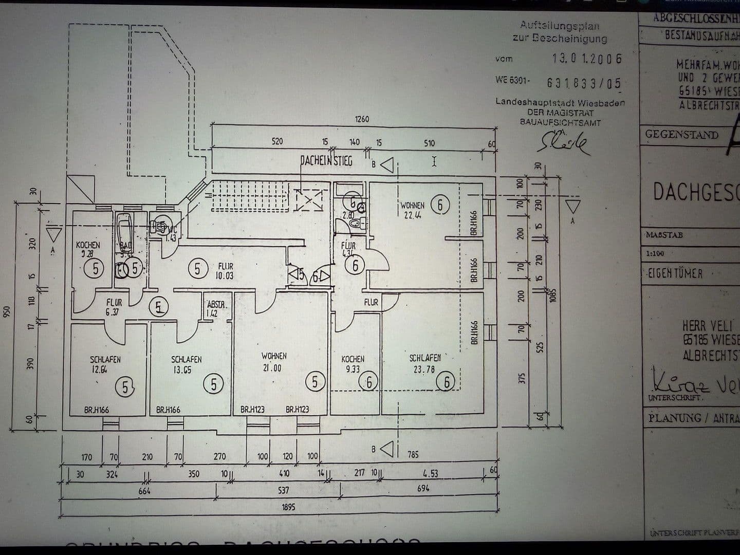 Predaj bytu 3-izbový 64 m², Albrechtstraße 27, Wiesbaden, Hesensko Predaj bytu 3-izbový 64 m², Albrechtstraße 27, Wiesbaden, Hesensko