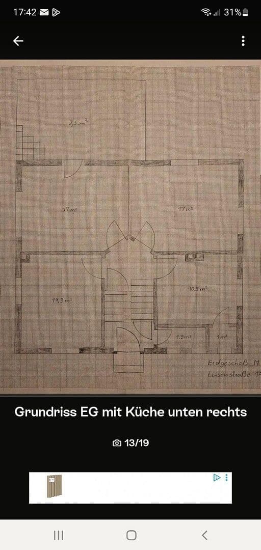 Predaj domu 135 m², pozemek 824 m², Luisenstr. 14, Einbeck, Dolné Sasko Predaj domu 135 m², pozemek 824 m², Luisenstr. 14, Einbeck, Dolné Sasko